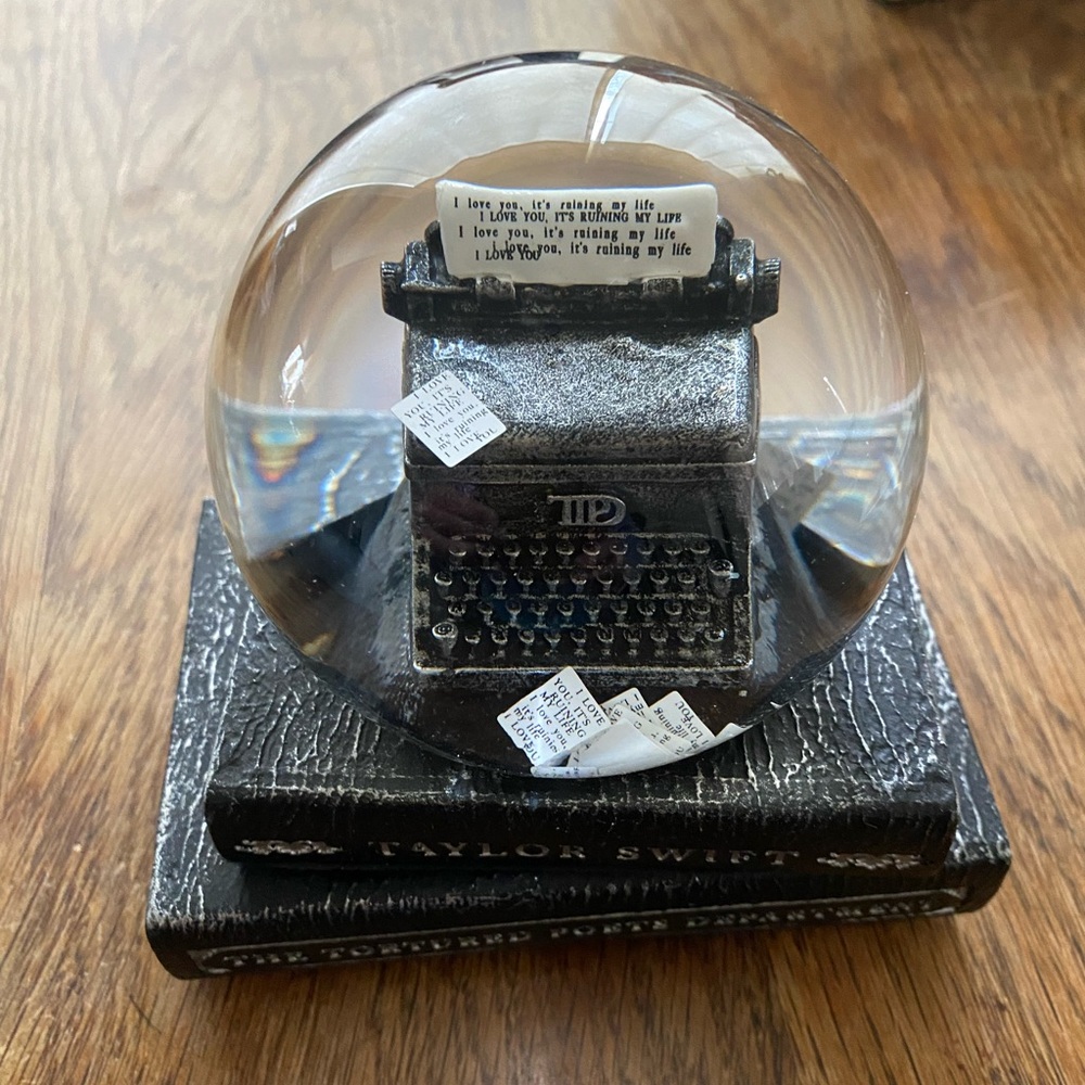 Taylor Swift TTPD Snow Globe brand new in box